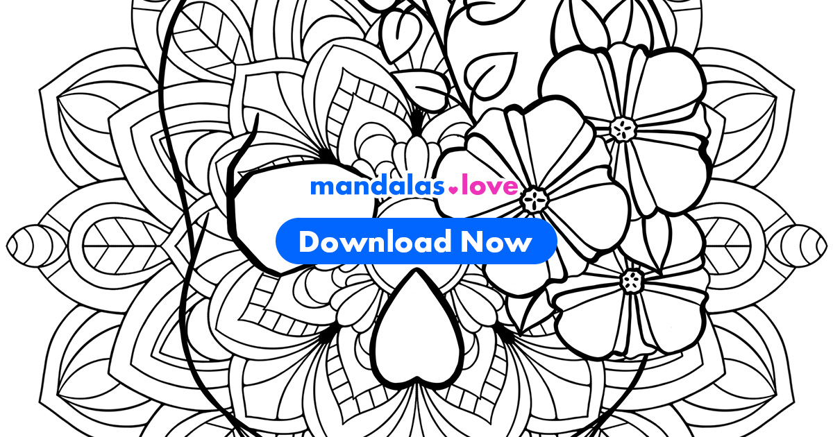 Mexican Sugar Skull Mandala Coloring Page - Vibrant Dia de los Muertos Art