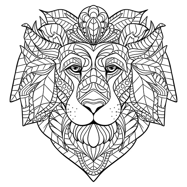 Zentangle Owl Coloring Page Cover