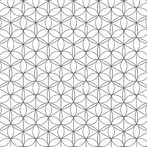 Infinite Flower of Life Pattern