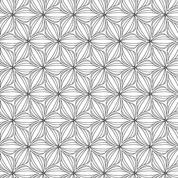 Flowing Petals Tessellation Pattern