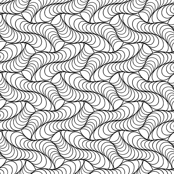Flowing Waves of Curved Teardrops
